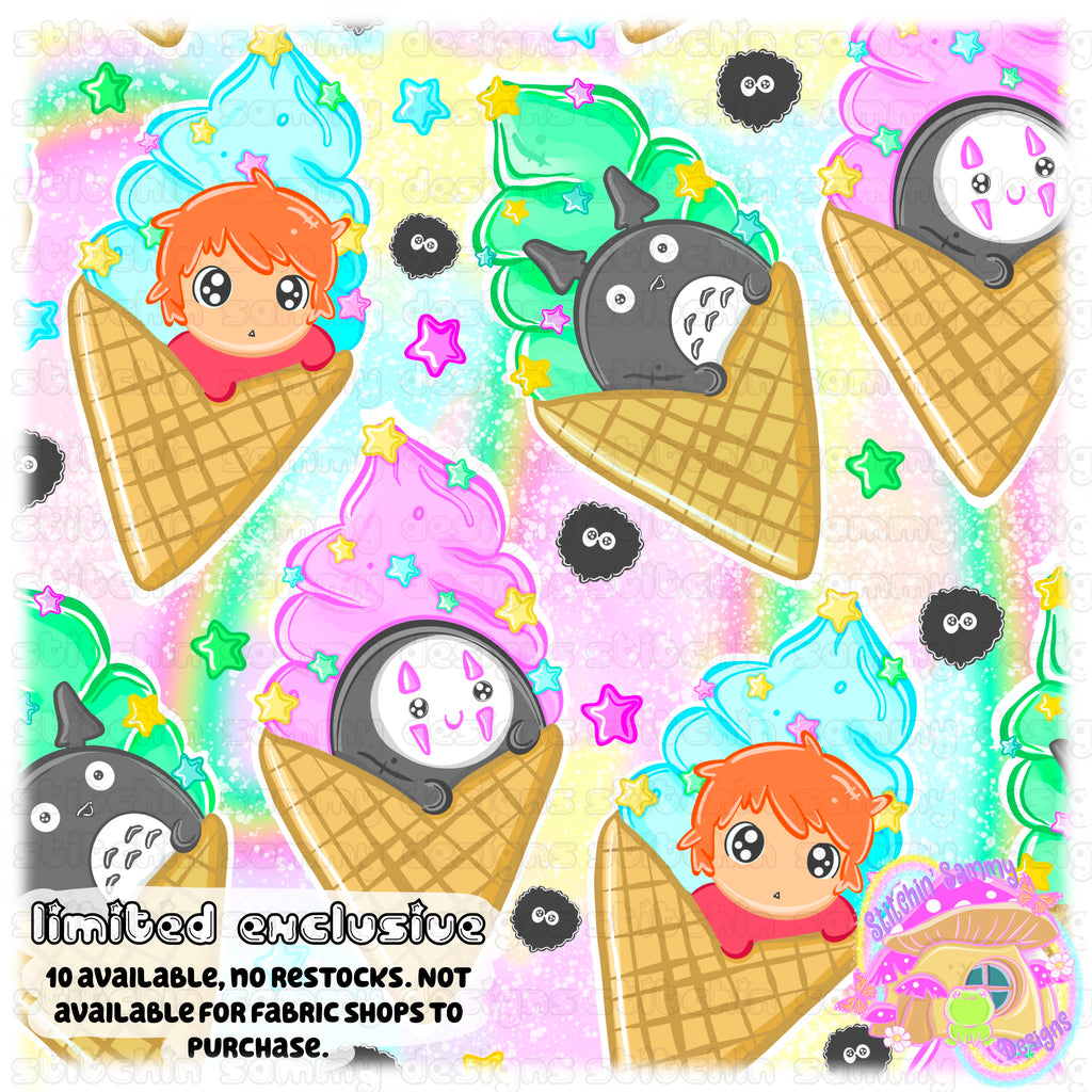 Anime Ice Cream Seamless