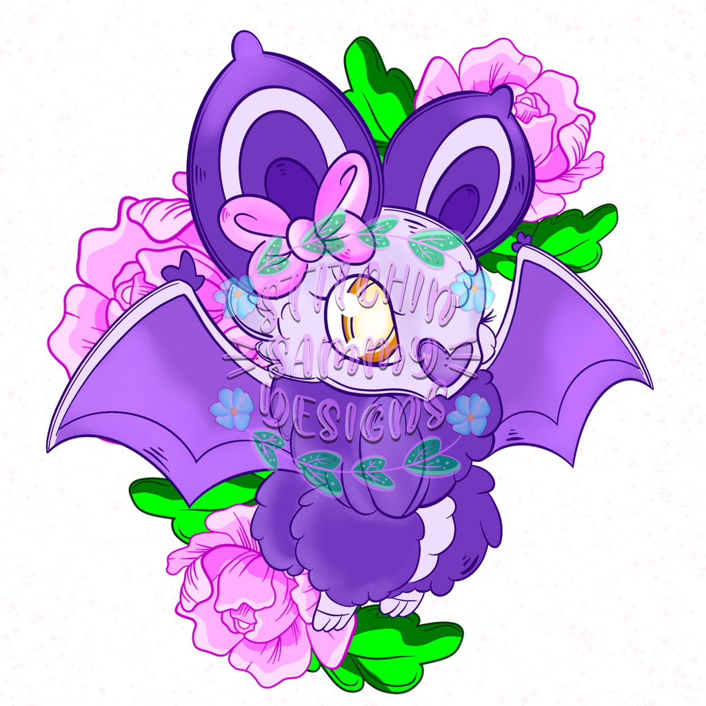 Floral Pocket Monster Bat