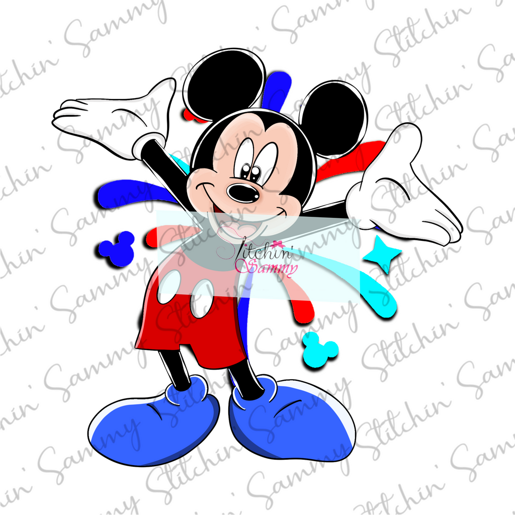 LIMITED Fourth Of July Mouse Sublimation