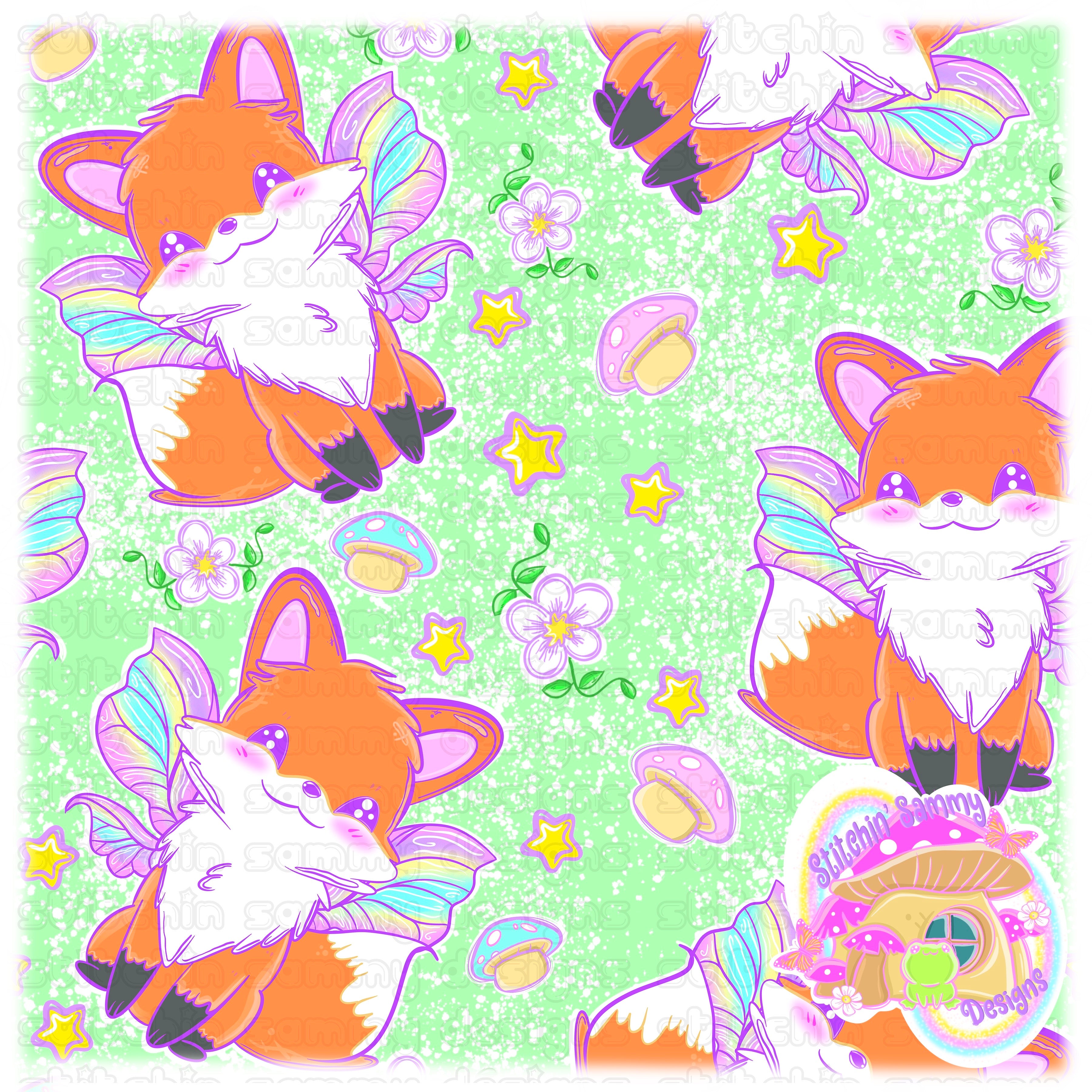 Fairy Fox Seamless