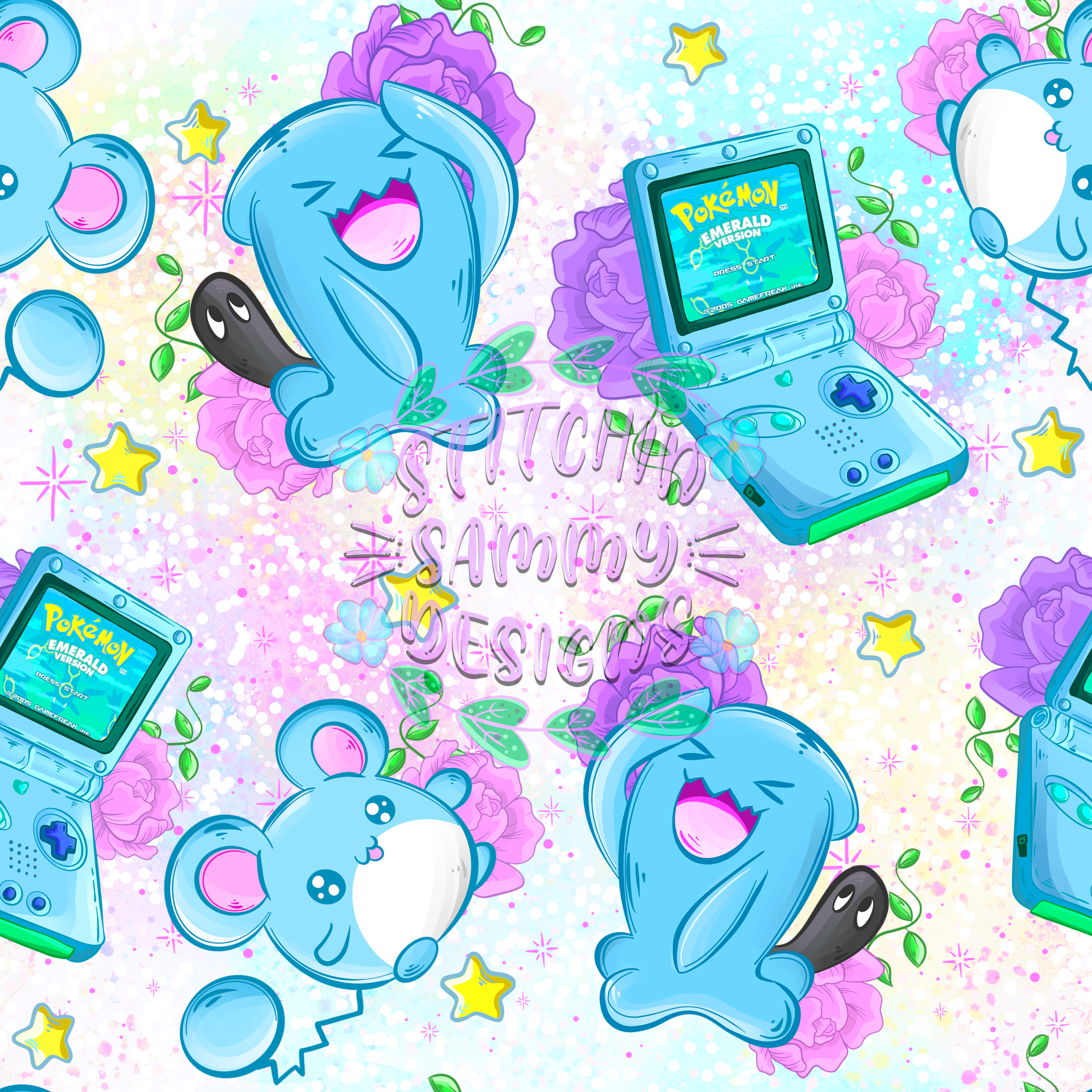 Blue Game Pocket Monsters