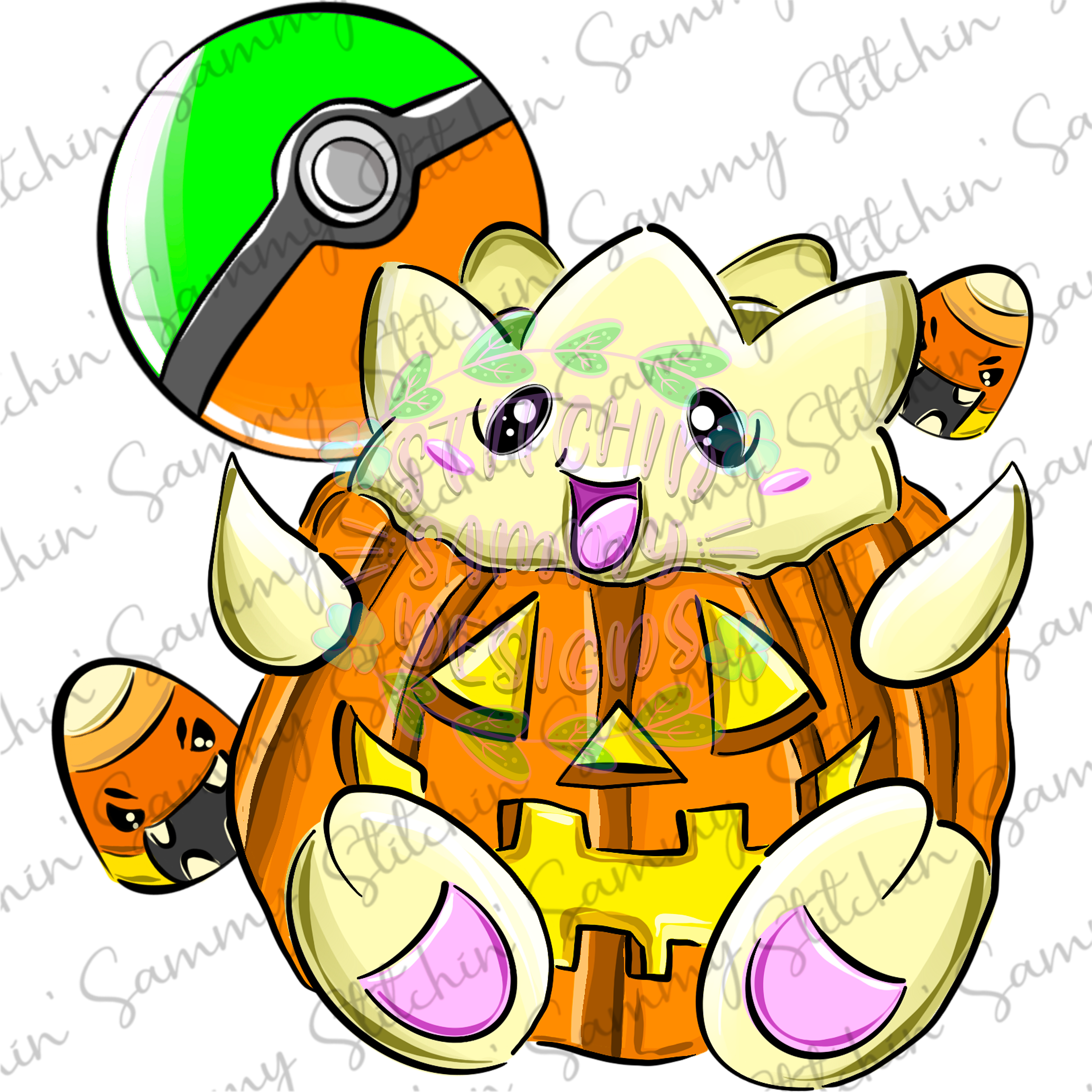 LIMITED Halloween Pocket Monster Sublimation