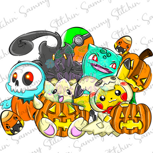 LIMITED Halloween Pocket Monster Sublimation