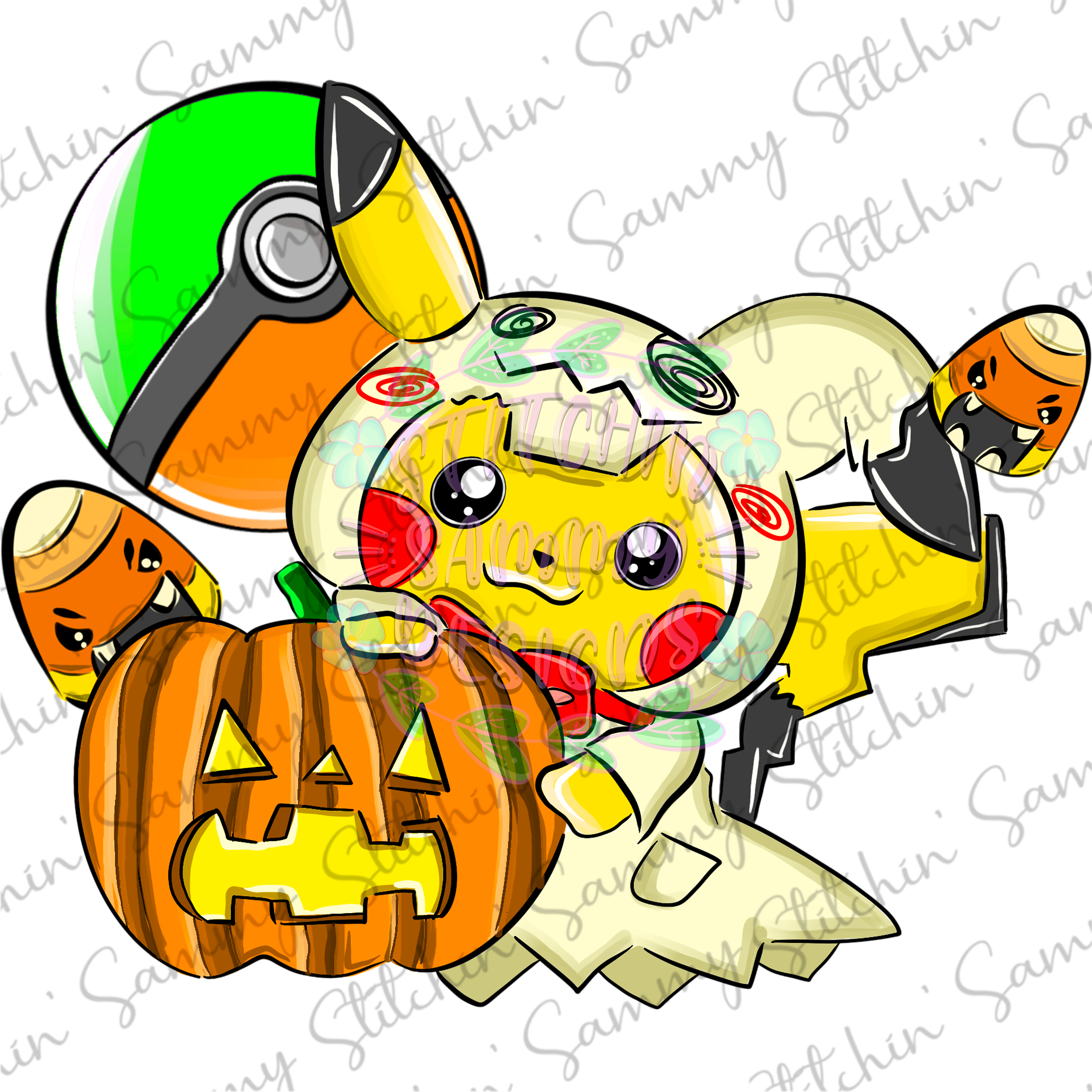 LIMITED Halloween Pocket Monster Sublimation