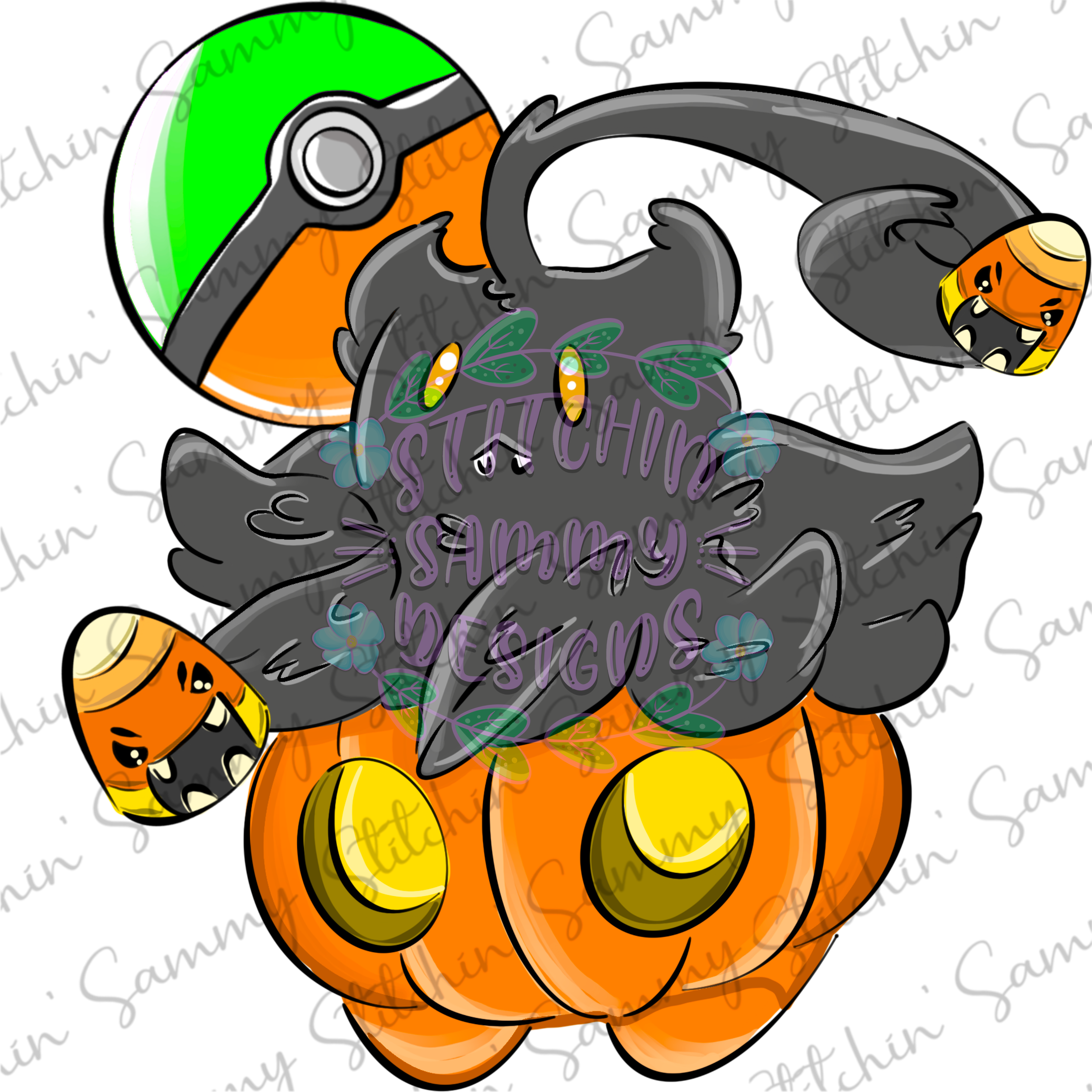 LIMITED Halloween Pocket Monster Sublimation