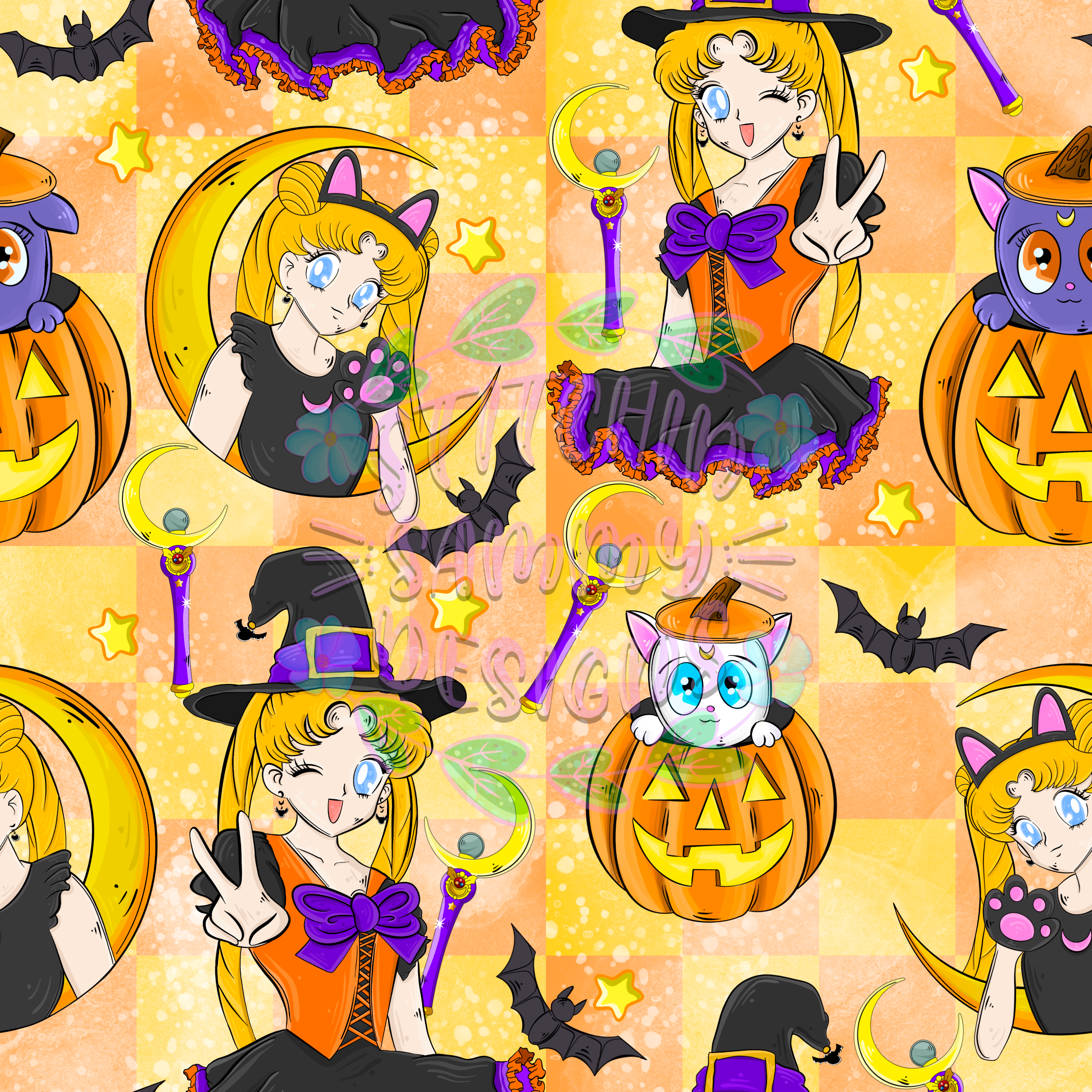 Halloween Moon Sailor Girl