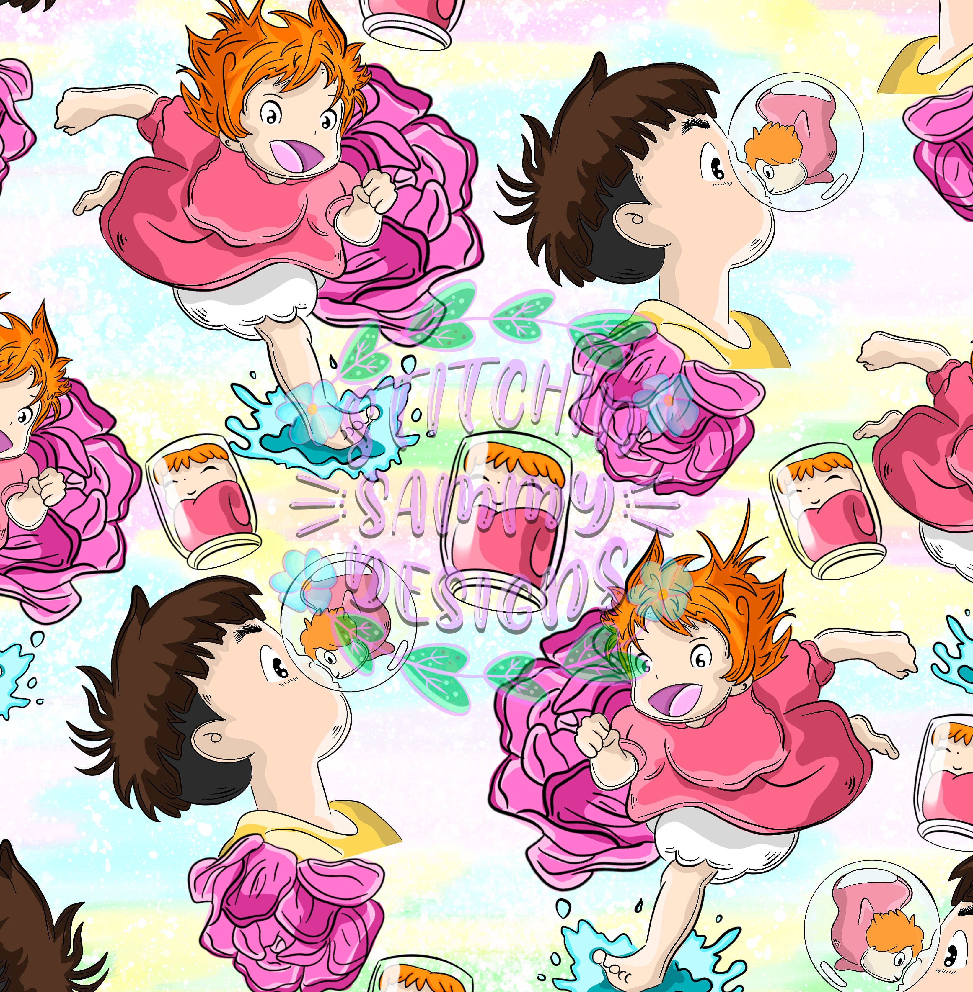 Goldfish Friend Seamless