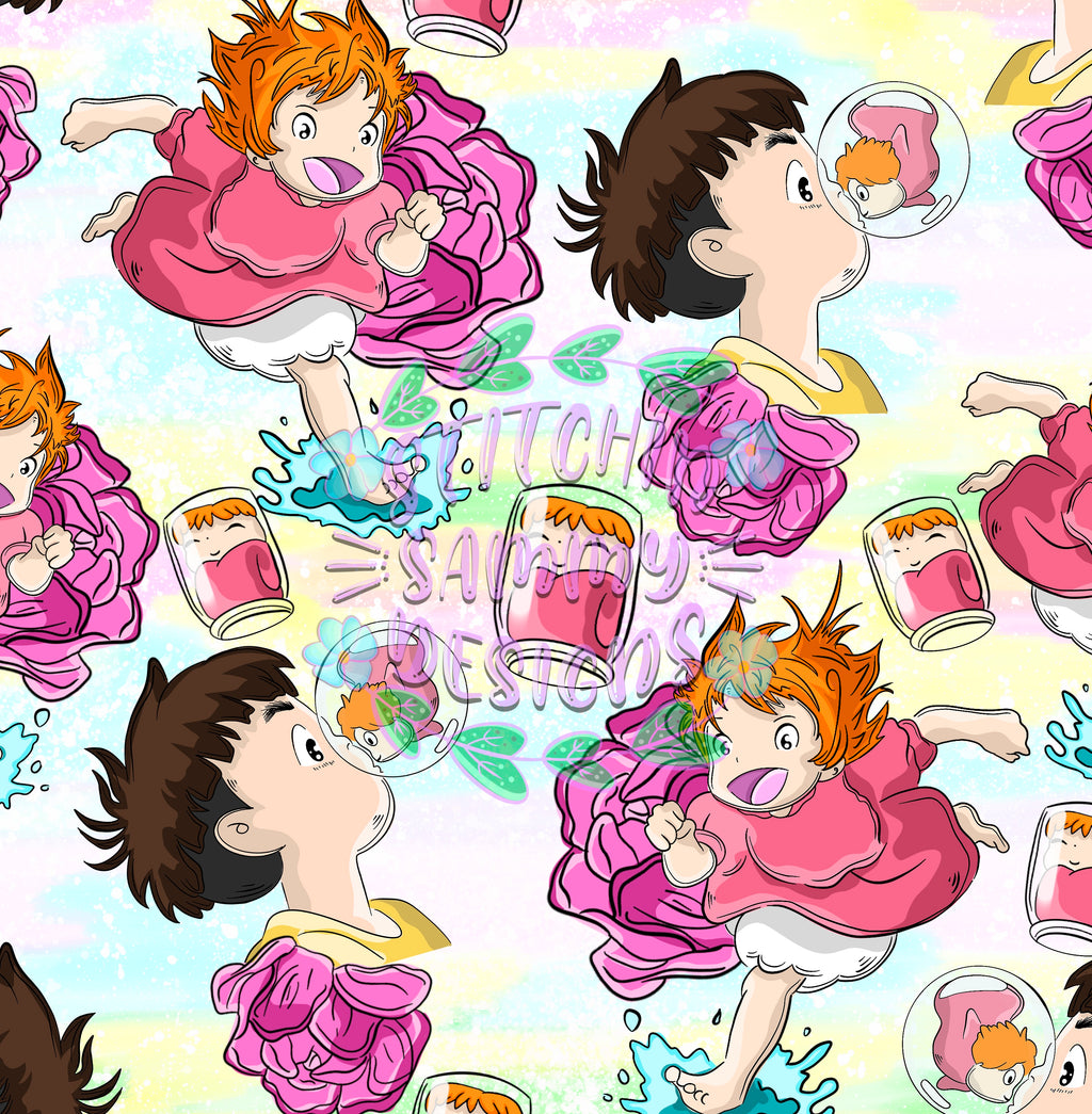 Goldfish Friend Seamless