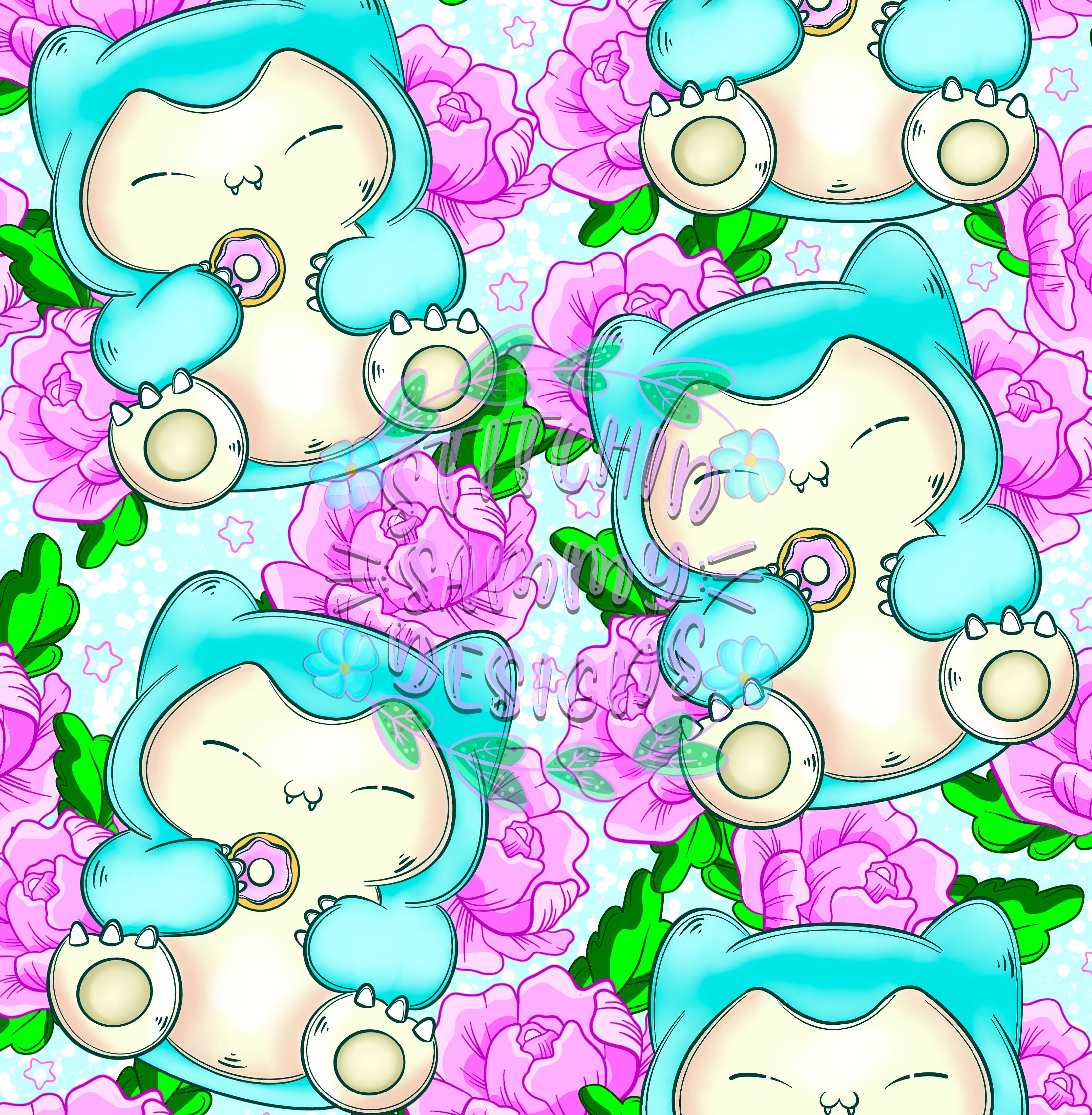 Floral Sleepy Pocket Monster