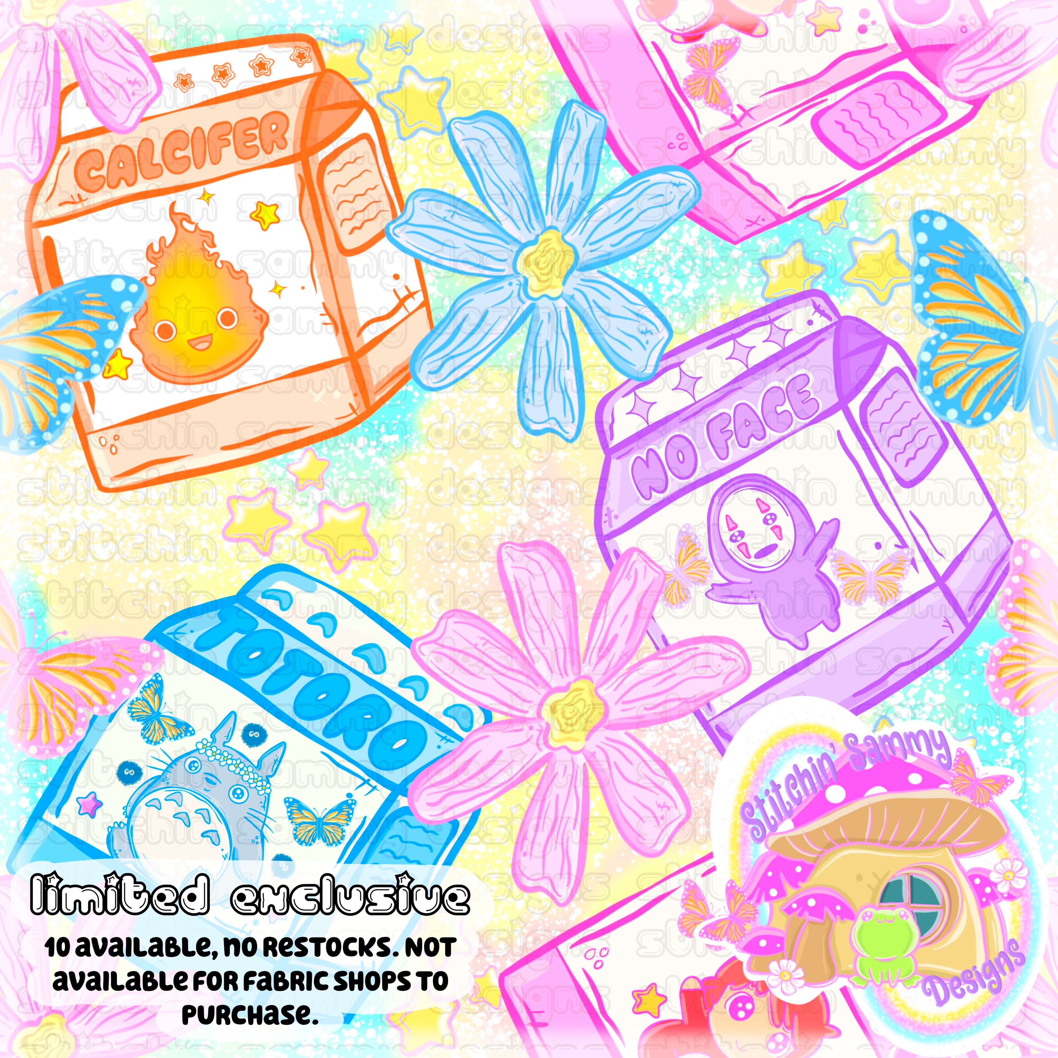 Ghibli Milk Carton Mashup