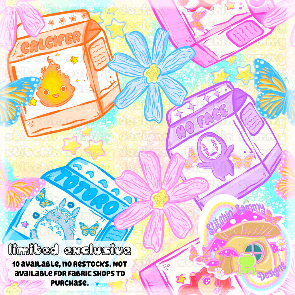 Ghibli Milk Carton Mashup