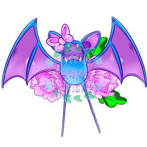 Floral Pocket Monster Bat