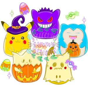 Halloween Pocket Monster Plush