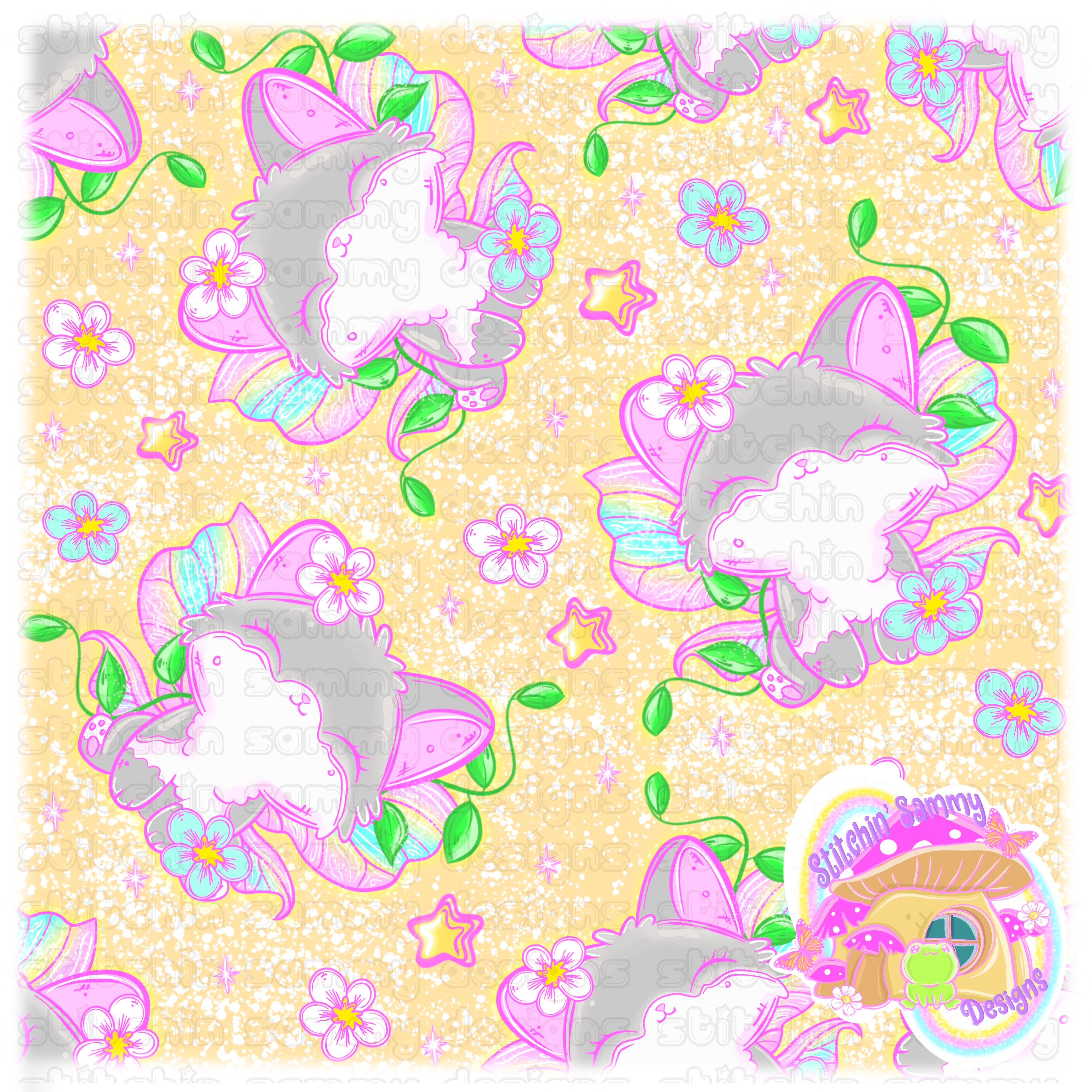 Fairy Kitty Seamless