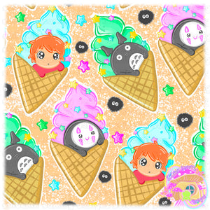 Anime Ice Cream Seamless