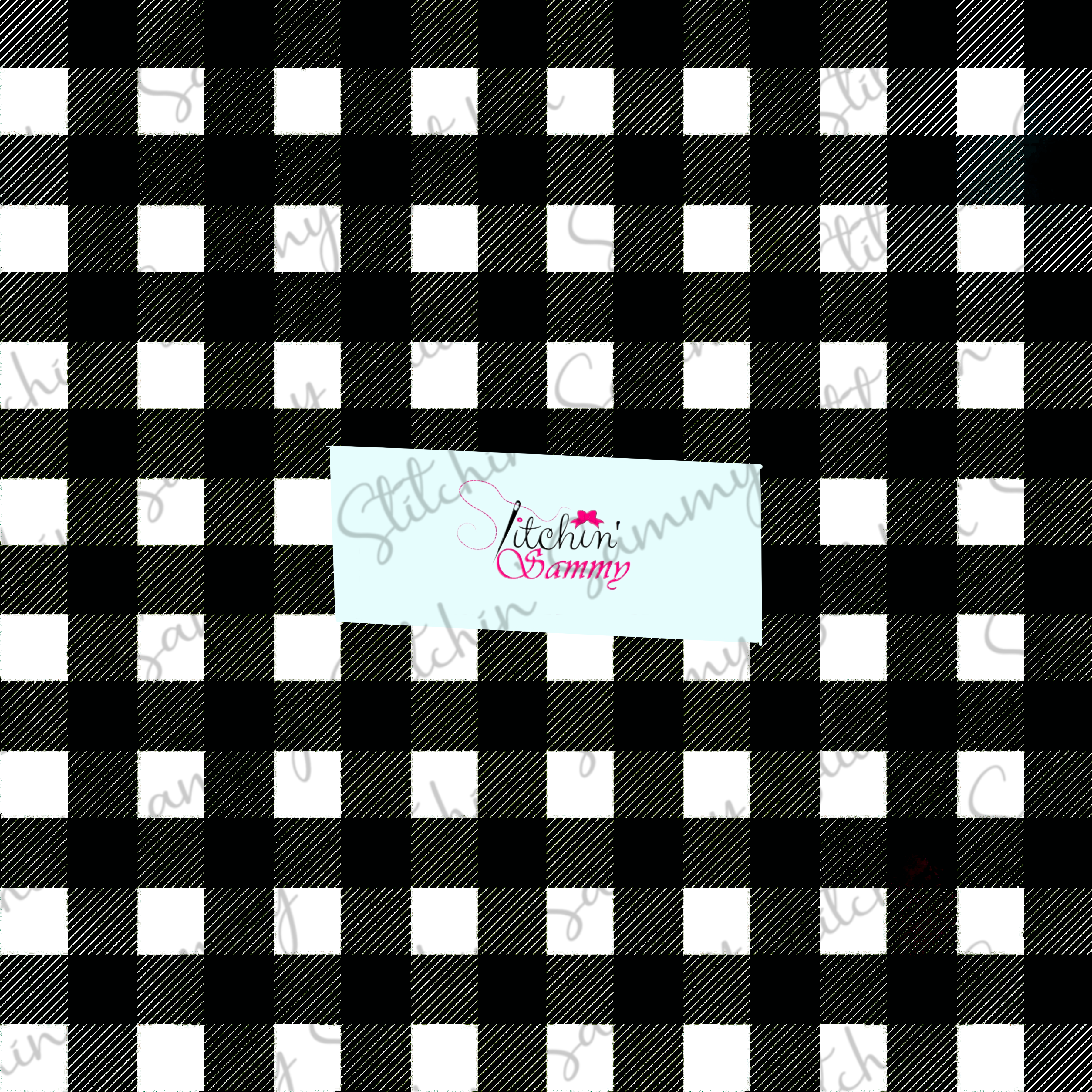 Coordinate Black Plaid Seamless