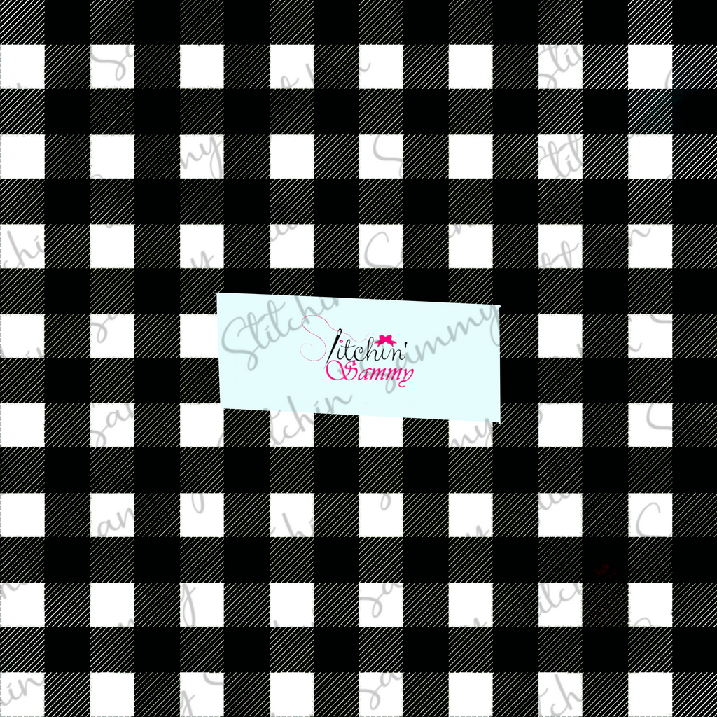 Coordinate Black Plaid Seamless