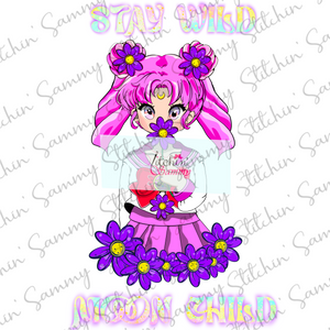 Sailor Girl Moon Child Rini Chibi Sublimation